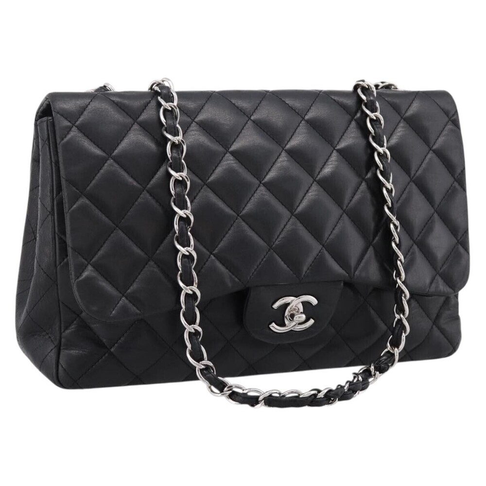 Chanel Vintage Square Classic Flap Quilted Lambskin Small